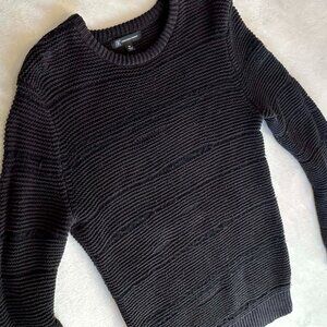Black Grunge Punk Goth Knit Sweater